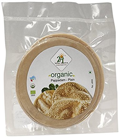 24 Mantra Organic Plain Papad